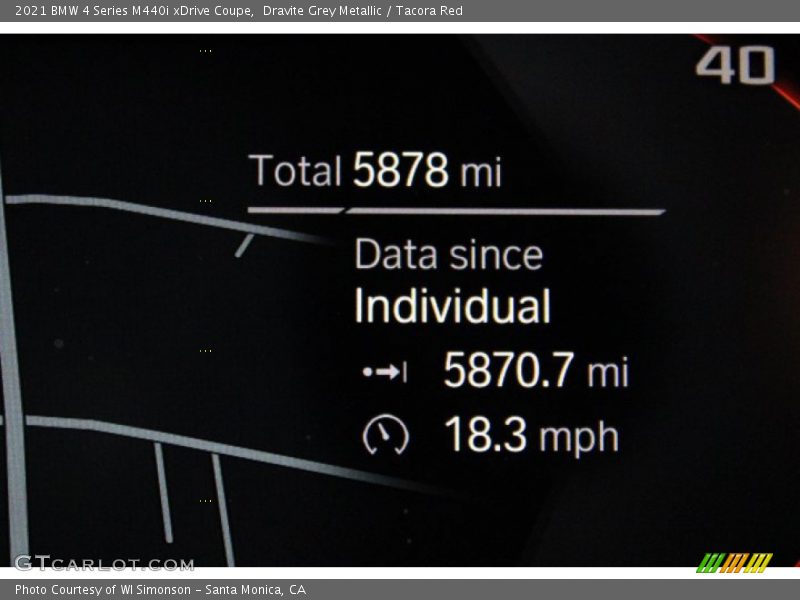 Dravite Grey Metallic / Tacora Red 2021 BMW 4 Series M440i xDrive Coupe