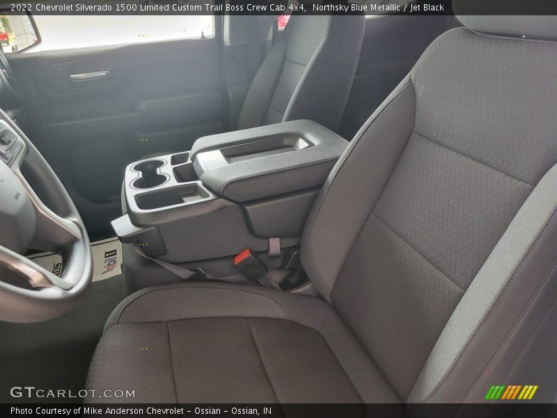 Northsky Blue Metallic / Jet Black 2022 Chevrolet Silverado 1500 Limited Custom Trail Boss Crew Cab 4x4