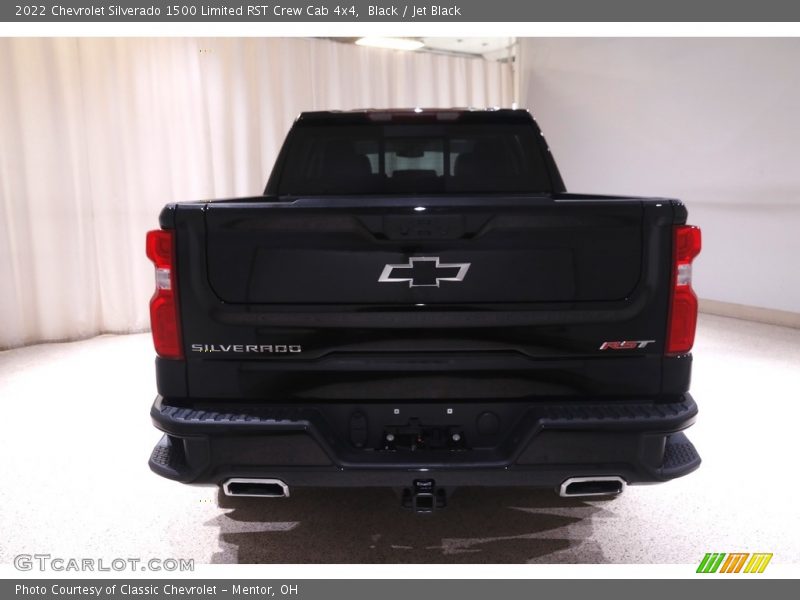Black / Jet Black 2022 Chevrolet Silverado 1500 Limited RST Crew Cab 4x4