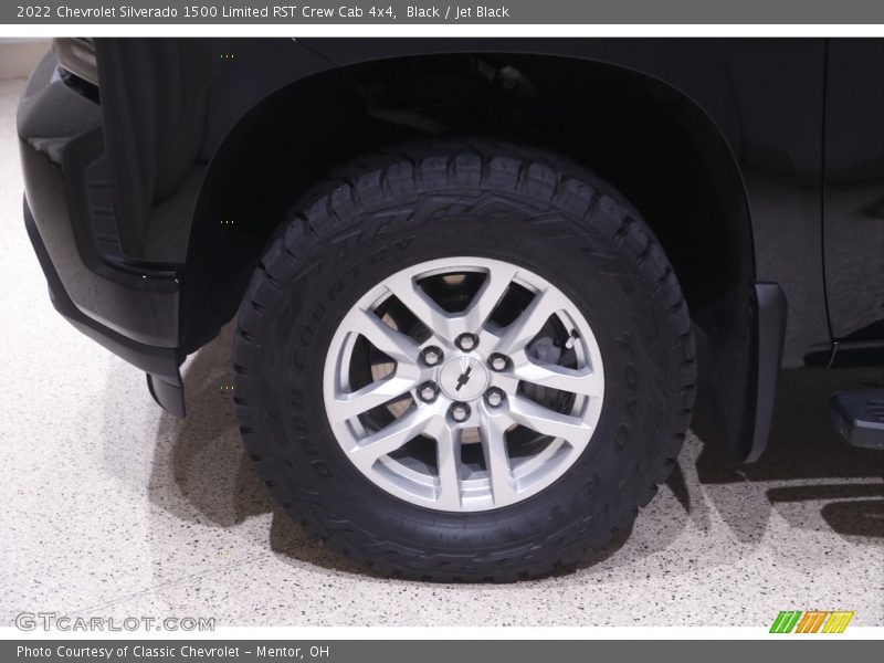 Black / Jet Black 2022 Chevrolet Silverado 1500 Limited RST Crew Cab 4x4