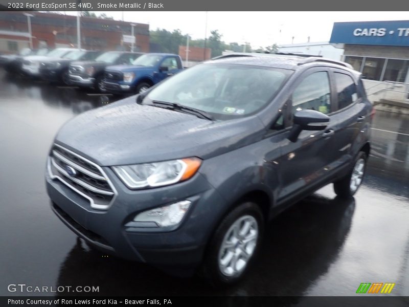 Smoke Metallic / Black 2022 Ford EcoSport SE 4WD