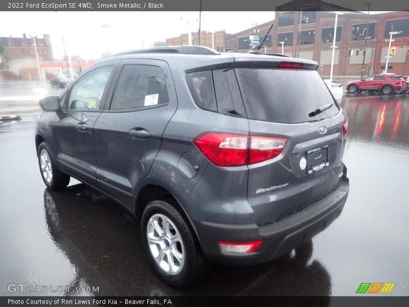 Smoke Metallic / Black 2022 Ford EcoSport SE 4WD