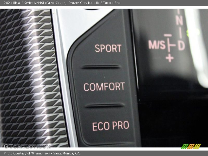 Dravite Grey Metallic / Tacora Red 2021 BMW 4 Series M440i xDrive Coupe