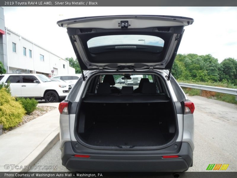 Silver Sky Metallic / Black 2019 Toyota RAV4 LE AWD