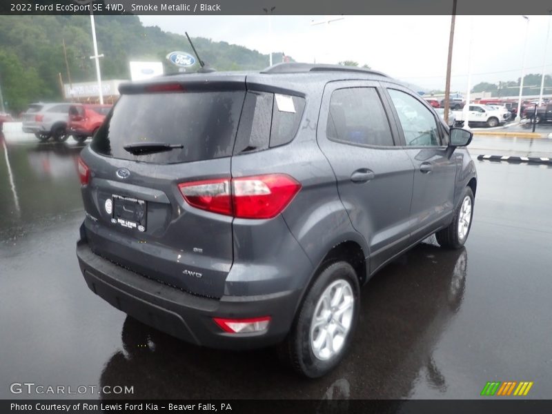 Smoke Metallic / Black 2022 Ford EcoSport SE 4WD