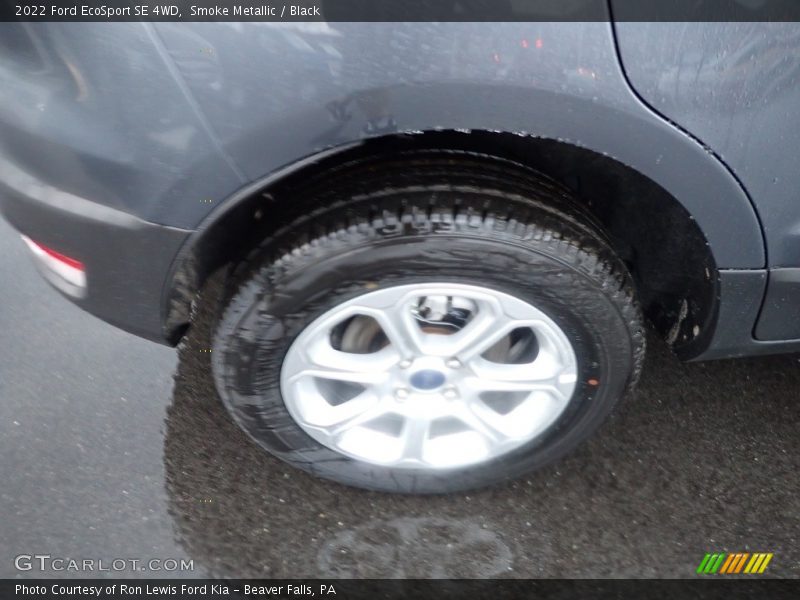 Smoke Metallic / Black 2022 Ford EcoSport SE 4WD