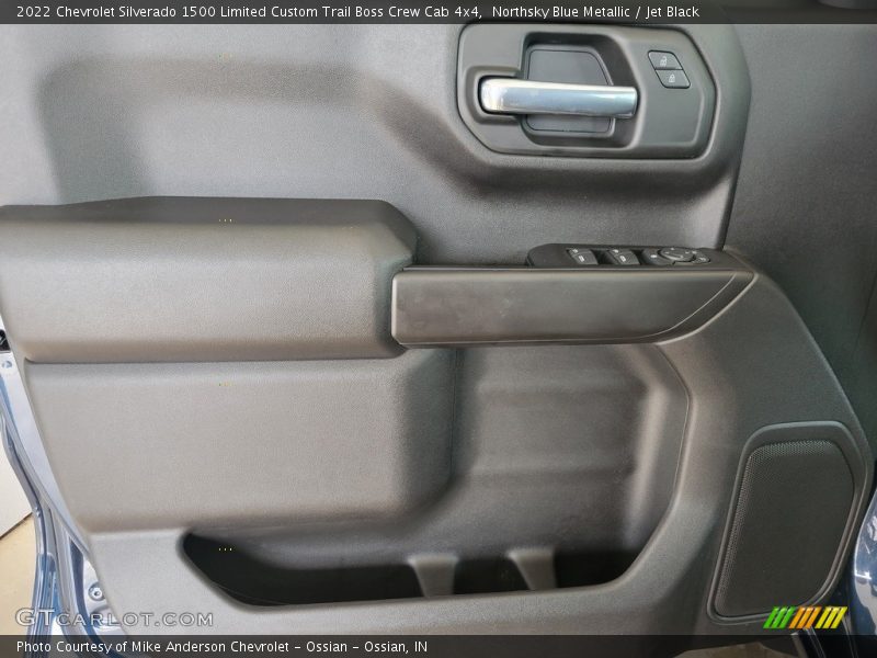 Northsky Blue Metallic / Jet Black 2022 Chevrolet Silverado 1500 Limited Custom Trail Boss Crew Cab 4x4