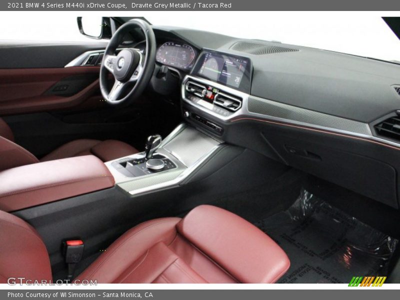 Dravite Grey Metallic / Tacora Red 2021 BMW 4 Series M440i xDrive Coupe