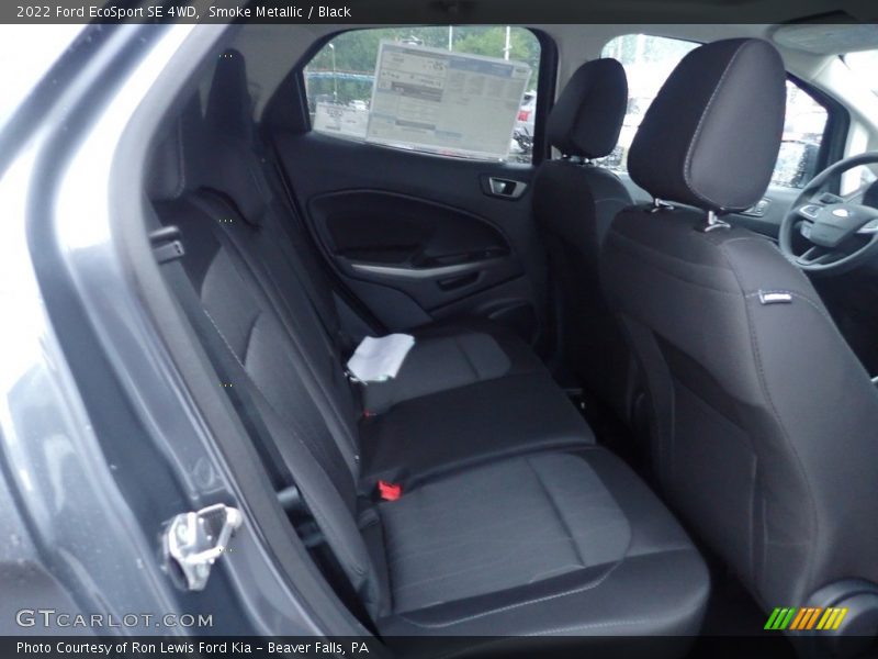 Smoke Metallic / Black 2022 Ford EcoSport SE 4WD