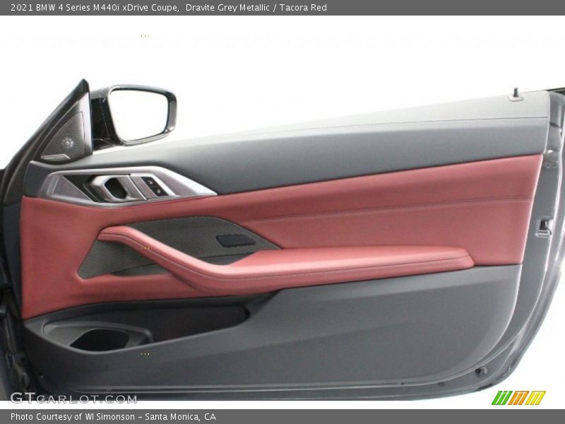 Dravite Grey Metallic / Tacora Red 2021 BMW 4 Series M440i xDrive Coupe