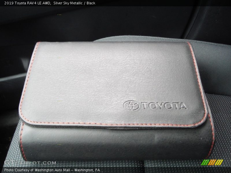Silver Sky Metallic / Black 2019 Toyota RAV4 LE AWD