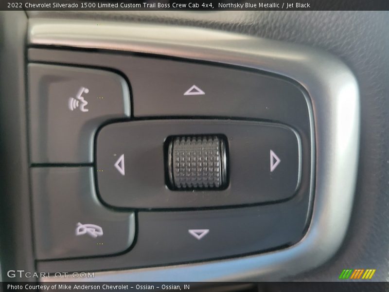 Northsky Blue Metallic / Jet Black 2022 Chevrolet Silverado 1500 Limited Custom Trail Boss Crew Cab 4x4
