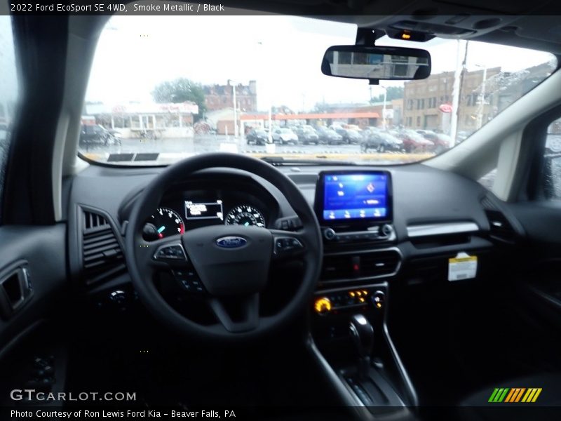 Smoke Metallic / Black 2022 Ford EcoSport SE 4WD