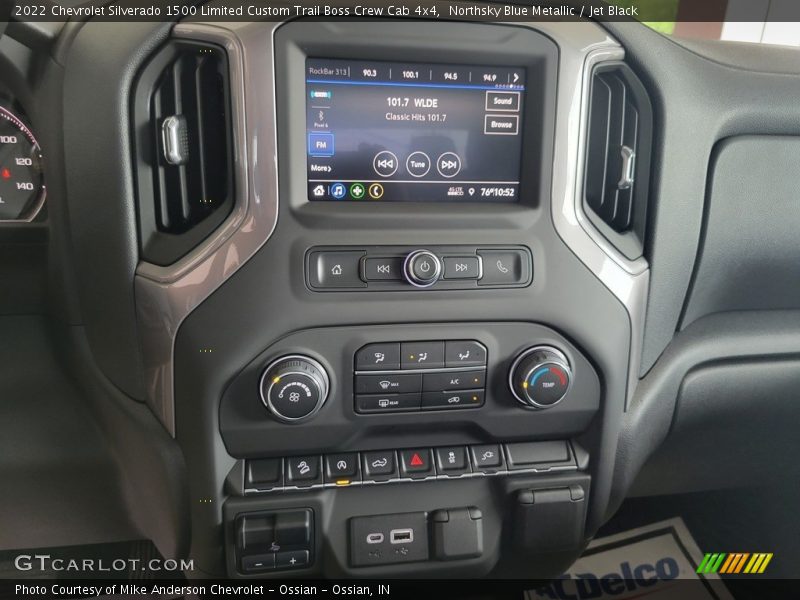Northsky Blue Metallic / Jet Black 2022 Chevrolet Silverado 1500 Limited Custom Trail Boss Crew Cab 4x4