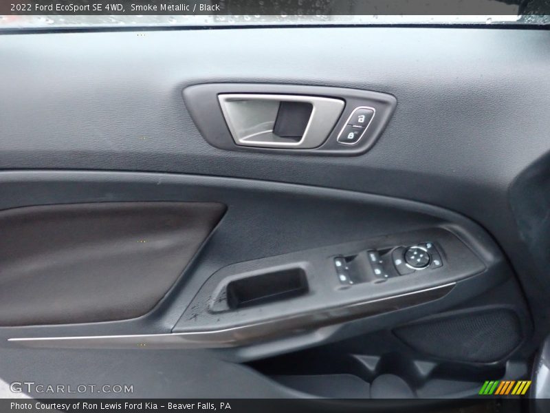 Smoke Metallic / Black 2022 Ford EcoSport SE 4WD