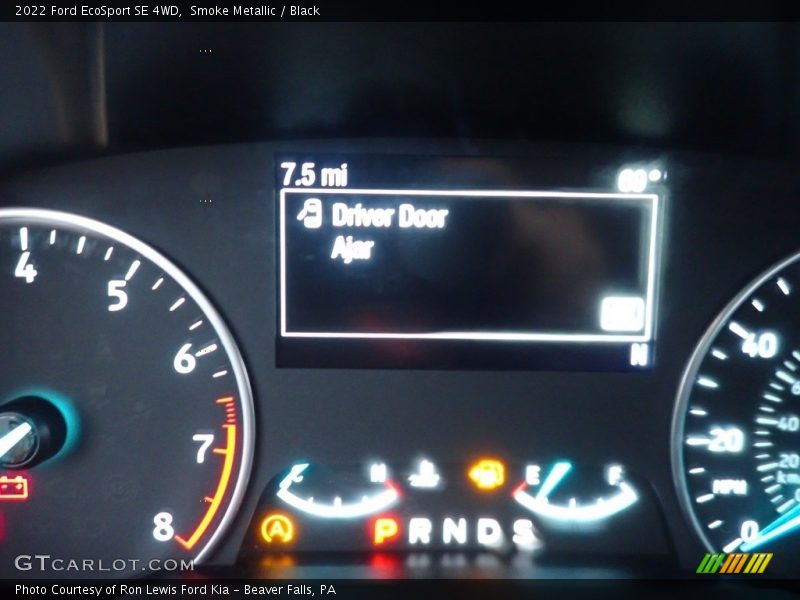 Smoke Metallic / Black 2022 Ford EcoSport SE 4WD