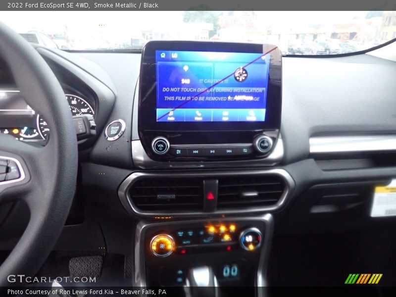 Smoke Metallic / Black 2022 Ford EcoSport SE 4WD