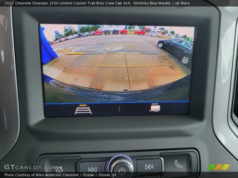 Northsky Blue Metallic / Jet Black 2022 Chevrolet Silverado 1500 Limited Custom Trail Boss Crew Cab 4x4