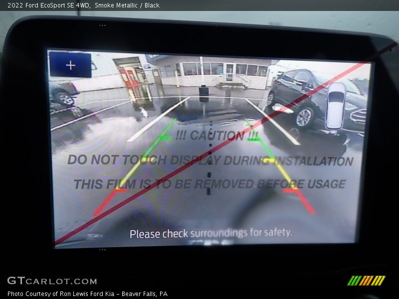 Smoke Metallic / Black 2022 Ford EcoSport SE 4WD