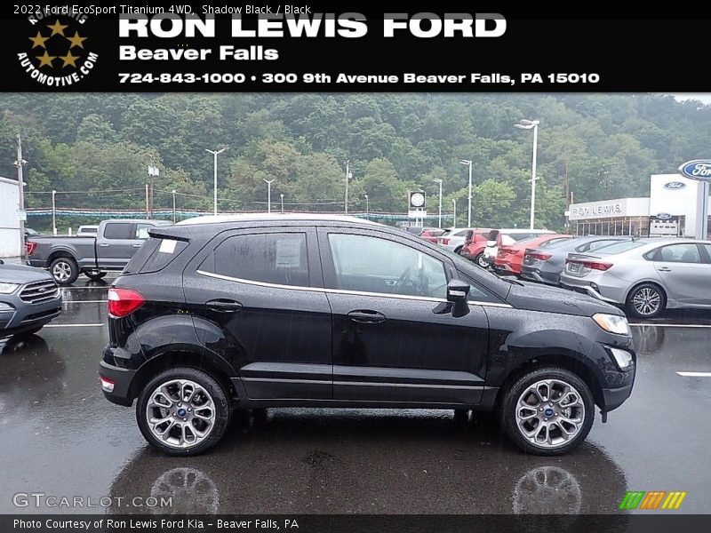 Shadow Black / Black 2022 Ford EcoSport Titanium 4WD