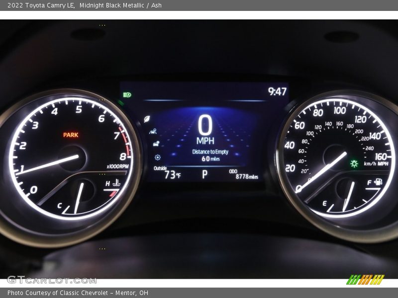 Midnight Black Metallic / Ash 2022 Toyota Camry LE