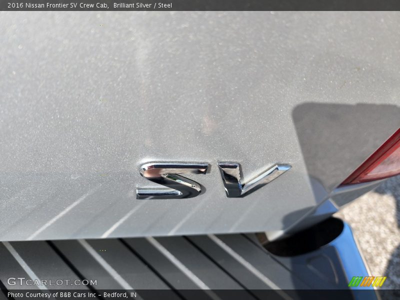 Brilliant Silver / Steel 2016 Nissan Frontier SV Crew Cab
