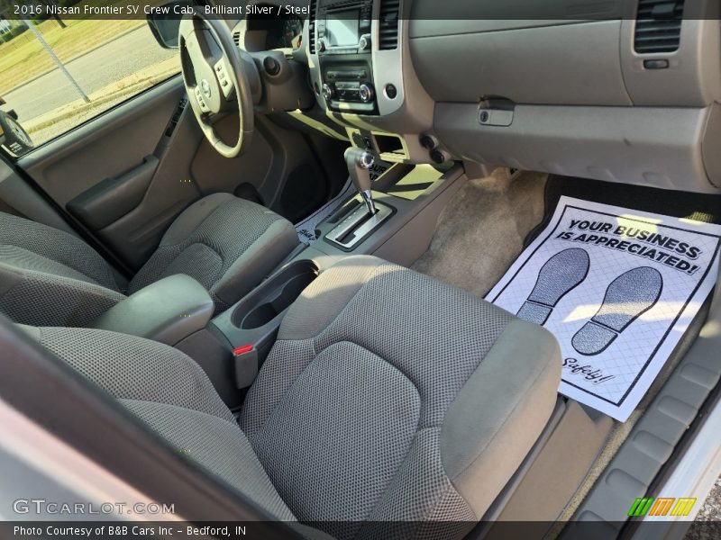 Brilliant Silver / Steel 2016 Nissan Frontier SV Crew Cab