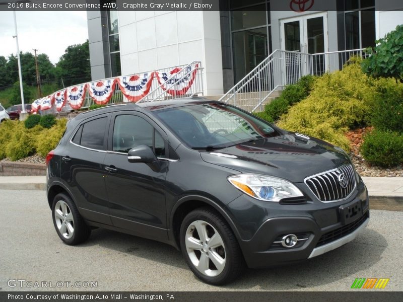 Graphite Gray Metallic / Ebony 2016 Buick Encore Convenience AWD