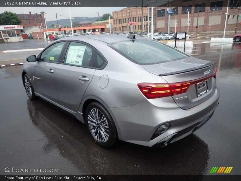 Steel Gray / Black 2022 Kia Forte GT-Line