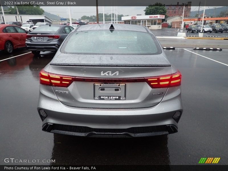 Steel Gray / Black 2022 Kia Forte GT-Line