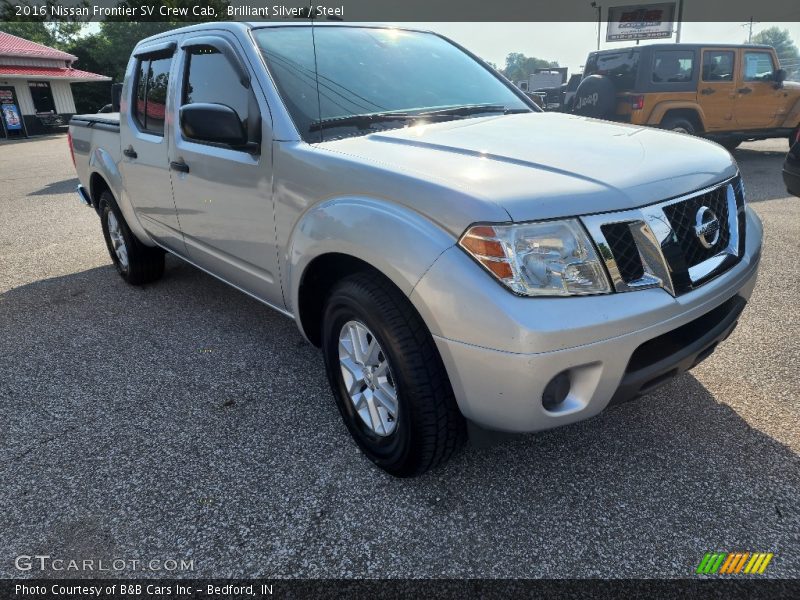 Brilliant Silver / Steel 2016 Nissan Frontier SV Crew Cab