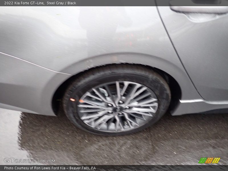 Steel Gray / Black 2022 Kia Forte GT-Line
