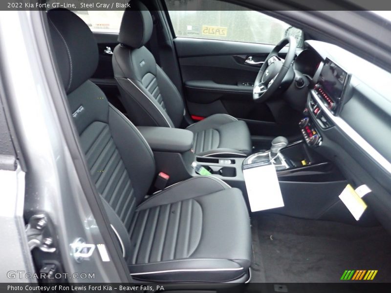 Steel Gray / Black 2022 Kia Forte GT-Line