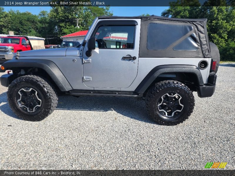 Billet Silver Metallic / Black 2014 Jeep Wrangler Sport 4x4