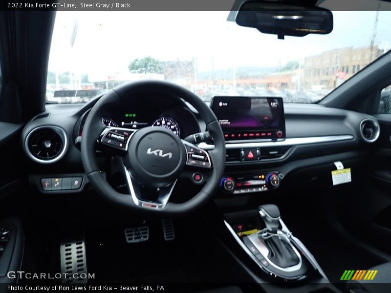 Steel Gray / Black 2022 Kia Forte GT-Line