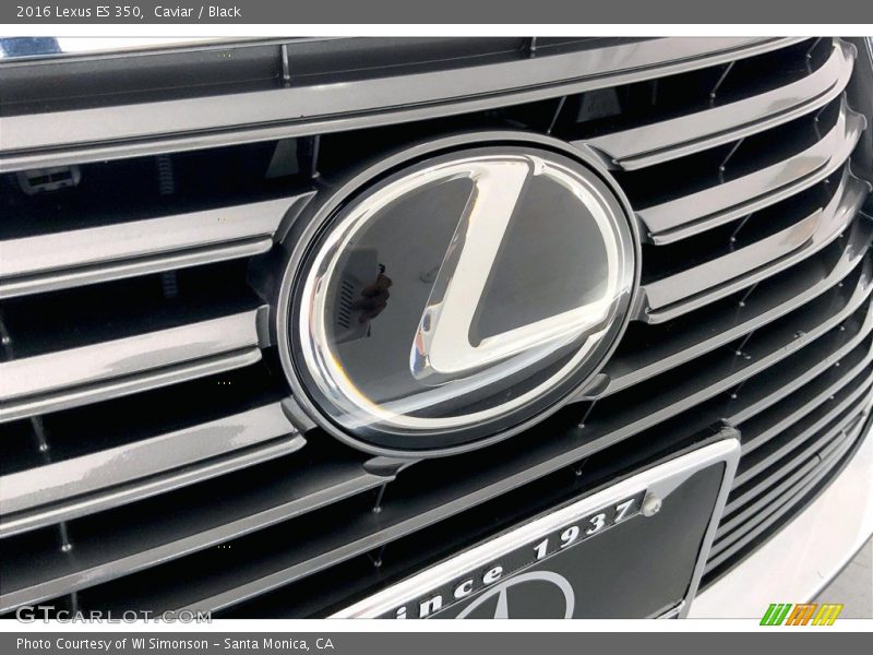 Caviar / Black 2016 Lexus ES 350