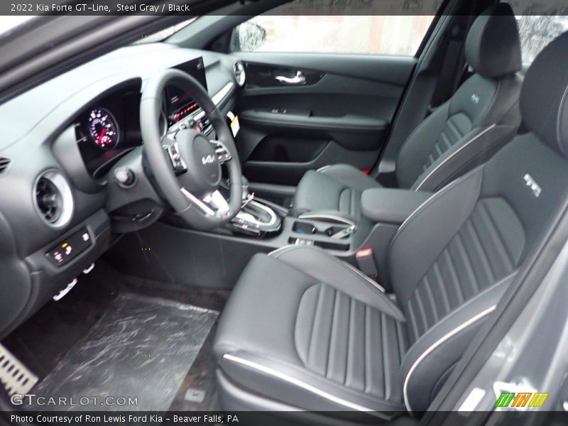 Steel Gray / Black 2022 Kia Forte GT-Line
