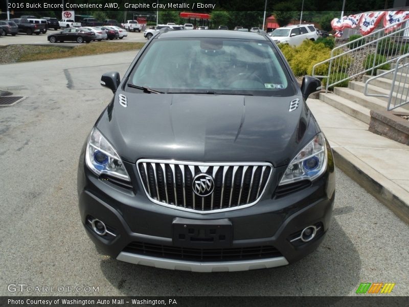Graphite Gray Metallic / Ebony 2016 Buick Encore Convenience AWD