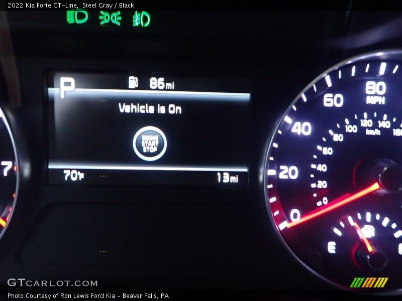 Steel Gray / Black 2022 Kia Forte GT-Line