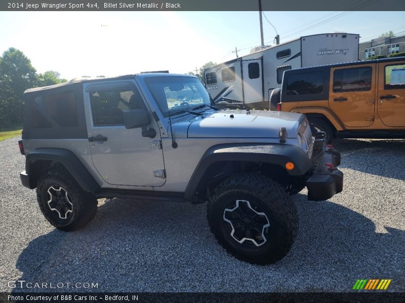 Billet Silver Metallic / Black 2014 Jeep Wrangler Sport 4x4