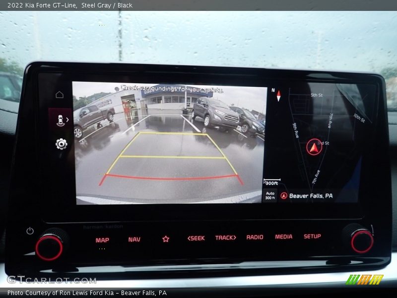 Steel Gray / Black 2022 Kia Forte GT-Line