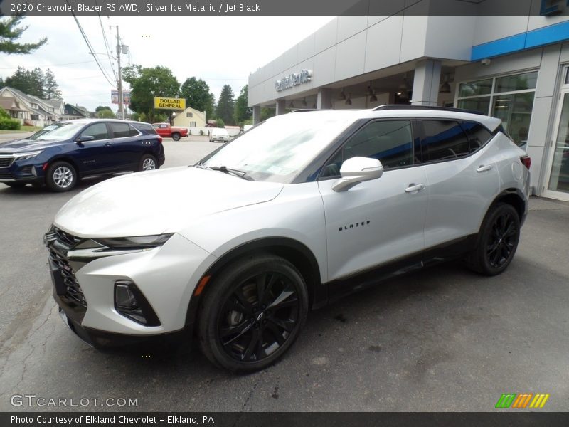 Silver Ice Metallic / Jet Black 2020 Chevrolet Blazer RS AWD