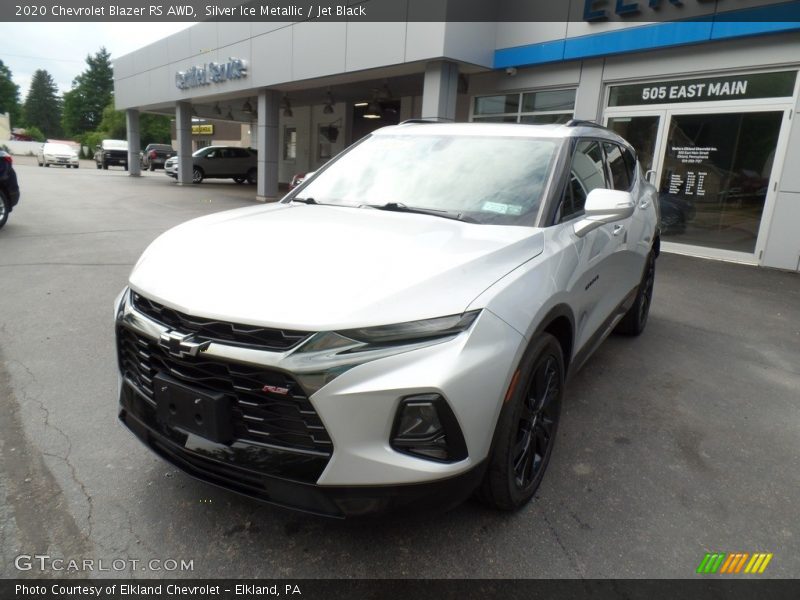 Silver Ice Metallic / Jet Black 2020 Chevrolet Blazer RS AWD