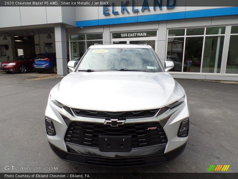 Silver Ice Metallic / Jet Black 2020 Chevrolet Blazer RS AWD