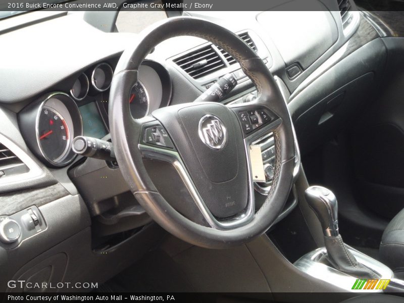 Graphite Gray Metallic / Ebony 2016 Buick Encore Convenience AWD