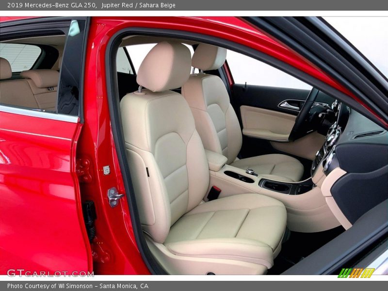 Front Seat of 2019 GLA 250