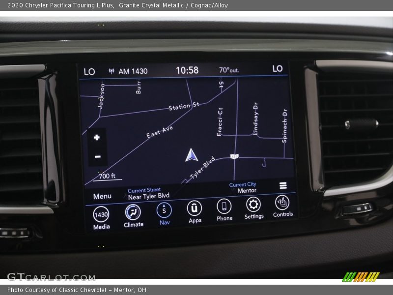 Granite Crystal Metallic / Cognac/Alloy 2020 Chrysler Pacifica Touring L Plus