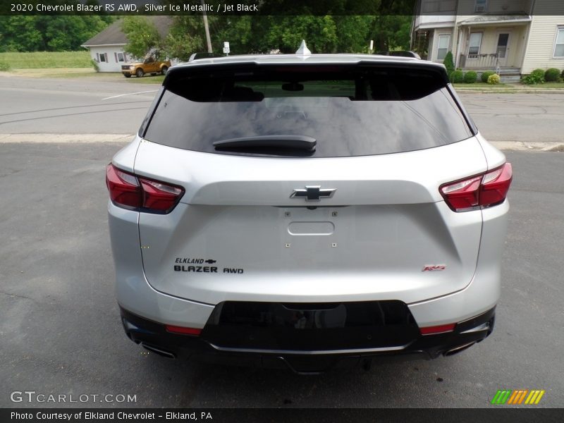 Silver Ice Metallic / Jet Black 2020 Chevrolet Blazer RS AWD