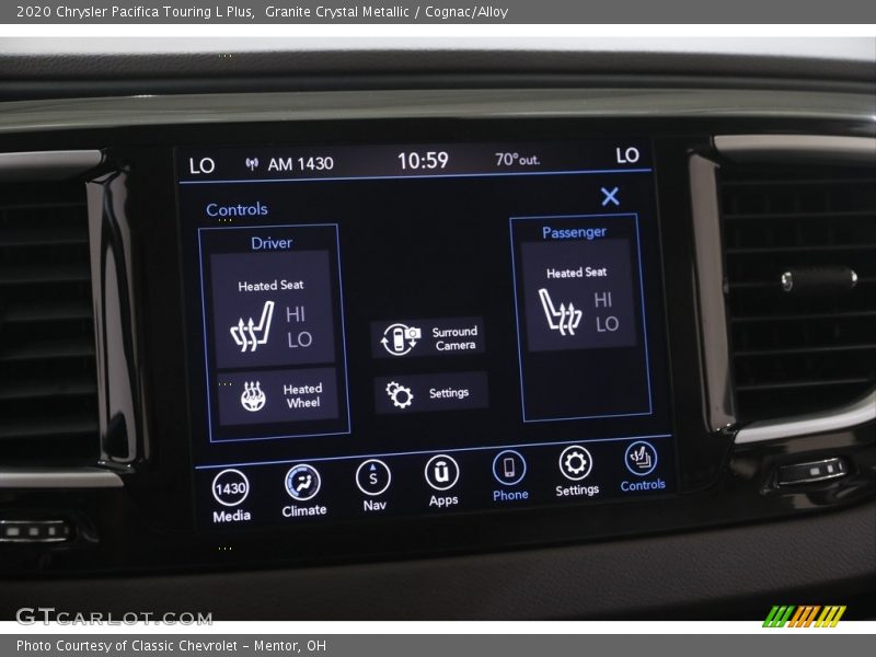 Granite Crystal Metallic / Cognac/Alloy 2020 Chrysler Pacifica Touring L Plus