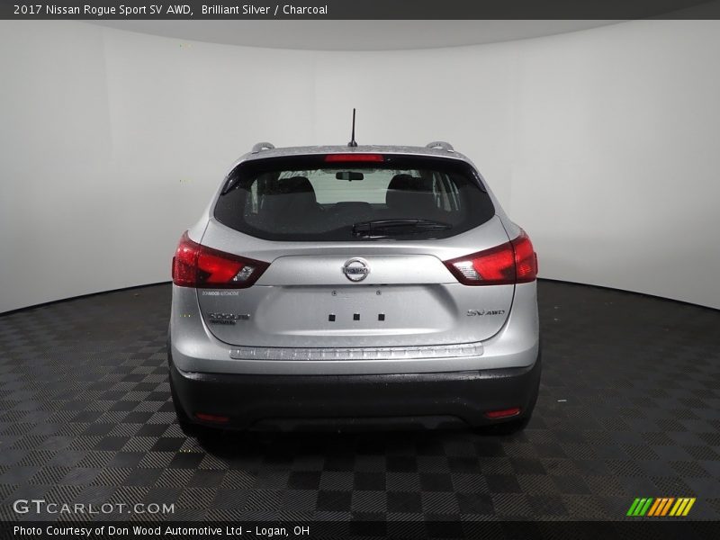 Brilliant Silver / Charcoal 2017 Nissan Rogue Sport SV AWD
